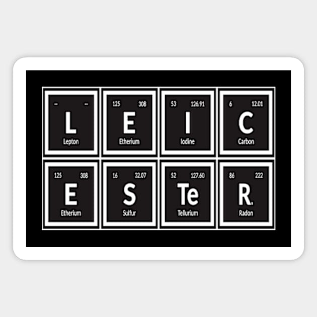 Leicester of Elements Magnet by SupixIUM